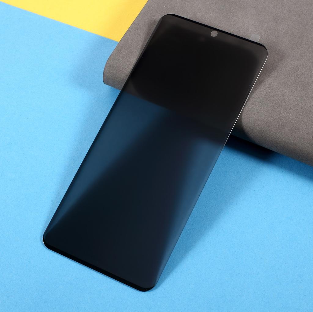 3D Curved Anti-Explosion Full Size Anti-Spy Tempered Glass Protector Film (Side Glue) for Samsung Galaxy S21 Ultra 5G