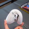 Children's and students' casual little white shoes New Four Seasons Boys and Girls Leather Mesh School Performance White Shoes Soft Sole
