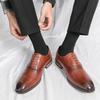 Fashion2024 New Brand Classic Business Dress Oxford Suit  Men's Shoes Office Fashion Elegant Formal Wedding Adulto Shoes for Men