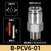 6 8 10 12 m Push in Connect 1/8“ 1/4" 3/8" 1/2" BSPT Male 304 Stainless Steel Pneumatic Air Non-return Check One Way Valve