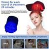 LED Hair Growth Instrument, Red Light Hair Care Cap, Blue Light Beauty Treatment Cap, Infrared Light Anti-hair Loss Hair Growth Cap