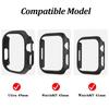 Matte Protective Cover for Apple Watch Ultra 2 PC Transparent Bumper Hard PC Frame Protector Case for Iwatch Ultra 49mm
