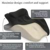 Oreiller de soutien multifonctionnel pour la lecture Coussin cale réglable Oreiller de lit orthopédique Oreiller pour dormir sur le ventre Confort intime