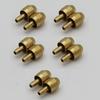 Brake Olive Head For Hayes 5.4mm Tubing Golden Metal Hydraulic Bicycle