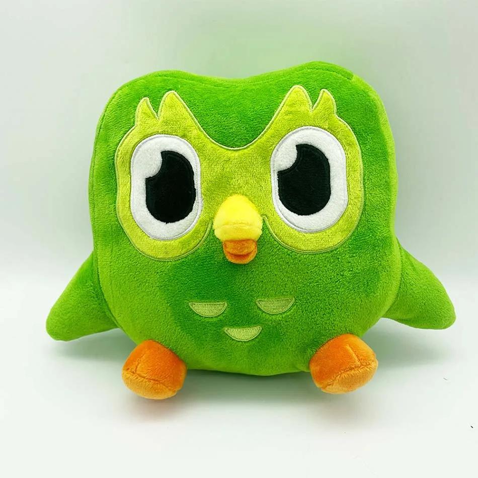 Juguete De Peluche De Búho Duolingo Verde, Muñeco De Anime De Dibujos Animados, Animal De Peluche Suave, Regalo De Cumpleaños Pa