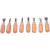 8Pcs Carving Knife Rubber Stamp DIY Stickers Engraving HandMade Pen Cutting Tools