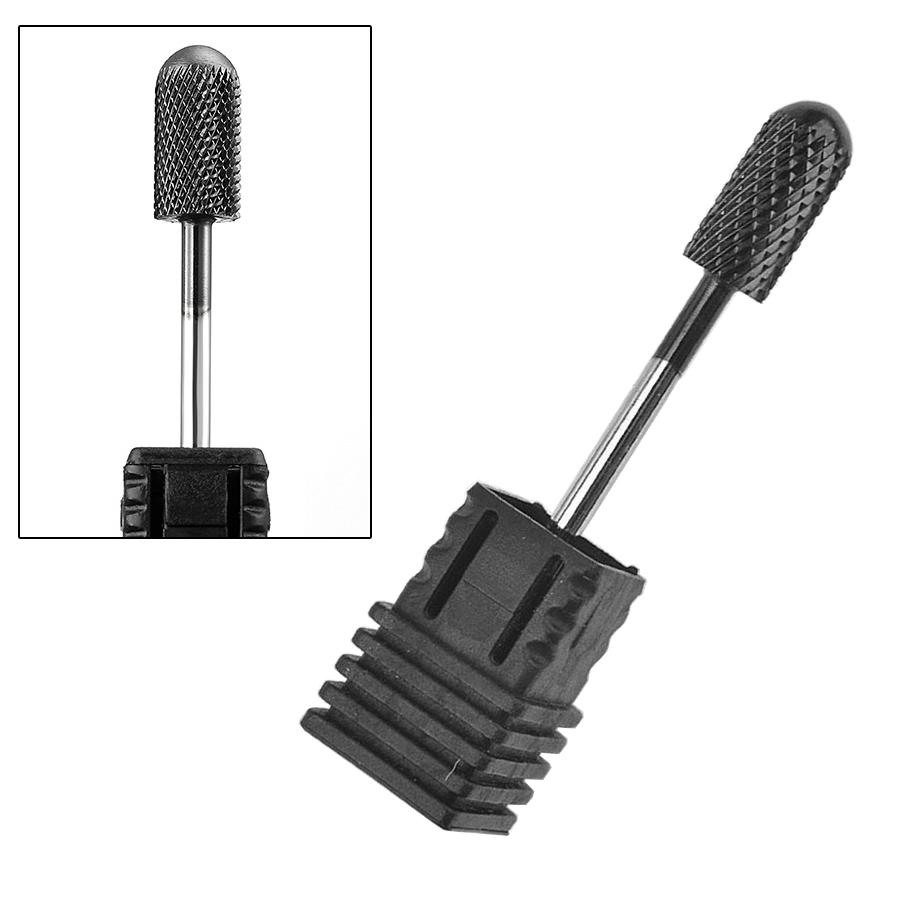 

5 Стилей Черные Вольфрамовые Карбидные Фрезы для Шлифовки Ногтей, Полировальные Насадки для Маникюра, Инструмент для Фрезерных Насадок для Ногтей 05