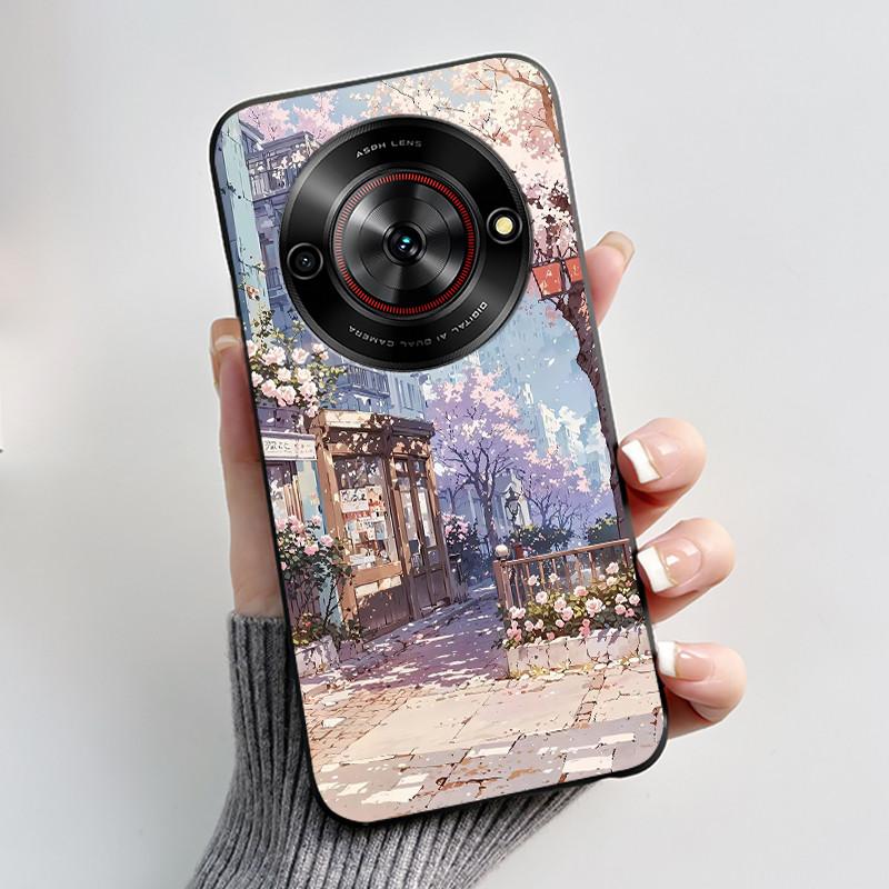 Phone Casing For ZTE Blade A75 5G Z2357N Nubia Focus 5G Case Luxury Dragon Cute Cool Boys Girls Black Soft TPU Back Shell Cover