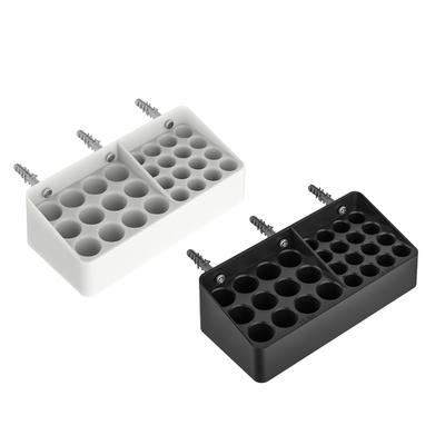 Batteriehalter-Etui für 12 AA und andere Mehrfachbatterien-Aufbewahrung Wandmontierte Batterie-Organisationsbox