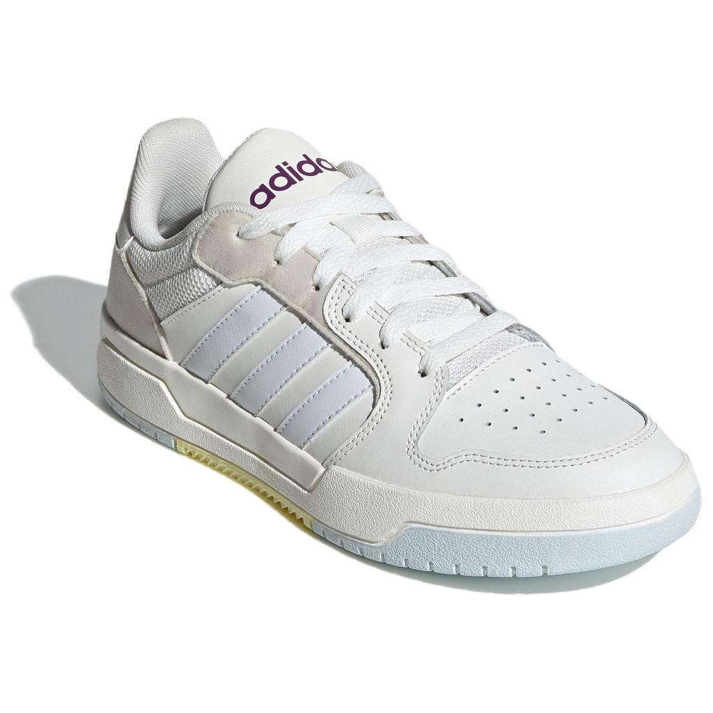 Adidas ENTRAP Abrasion Resistant Low Top Skateboard Shoes Men's Ecru Gray Sneakers JP9963