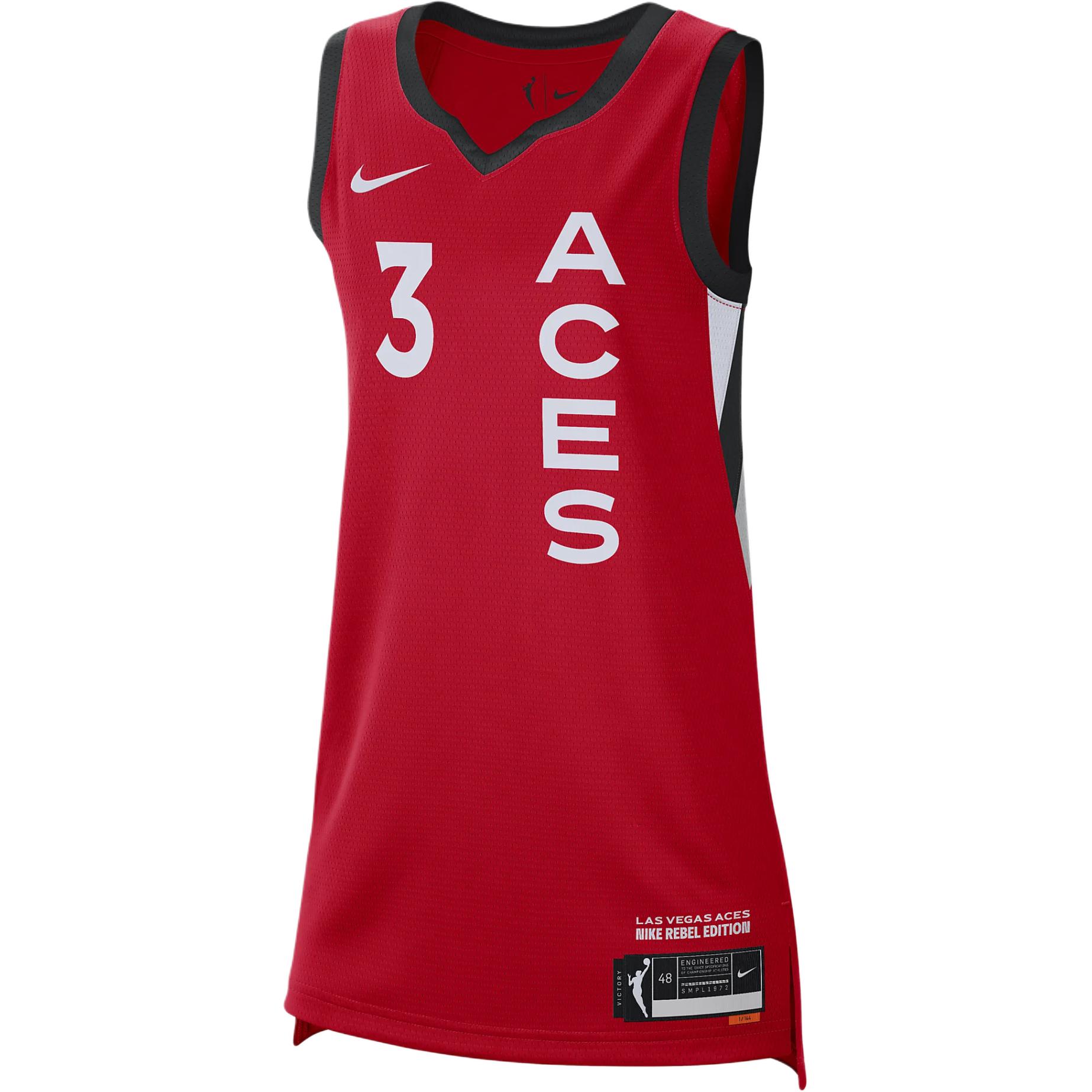 

New Nike Candace Parker Las Vegas Aces 2024 Rebel Edition Nike Dri-FIT Wnba Victory Jersey HQ8559-659 XL (16–18)