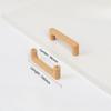 Nordic Wooden Cabinet Handle Cupboard Door Knob and Handle Kitchen Drawer Pulls Wardrobe Door Handles for Furniture Hardware