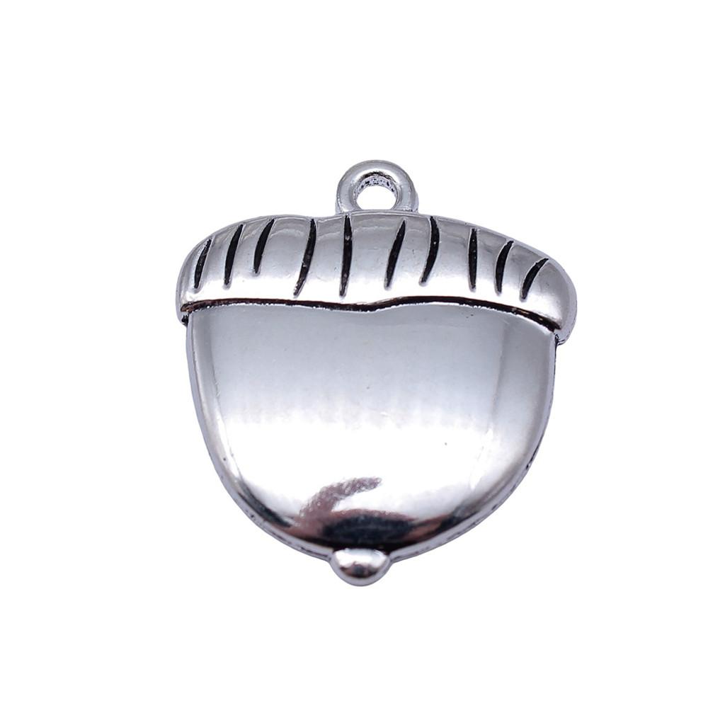 Acorn Charms Christmas Tree Pendants For Forest Nature Themed Jewelry