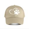 Heart Paw Print Baseball Cap Baseball Cap Fashion Unisex Sunhat Womens Outdoor Sports Snapback Cap