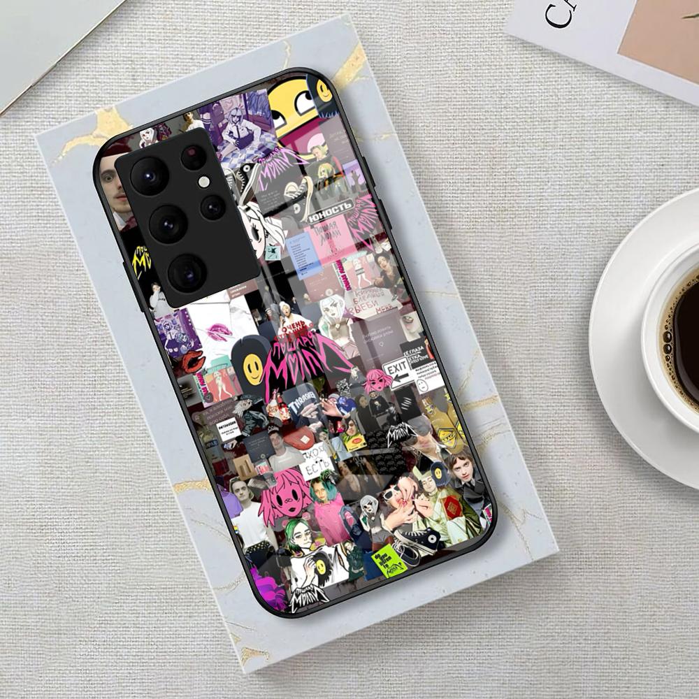 Band Poshlaya Molly Phone Case For Samsung S26 S25 Edge Ultra 23 22 21 20 Ultra Plus S24 Fe Glass Cover