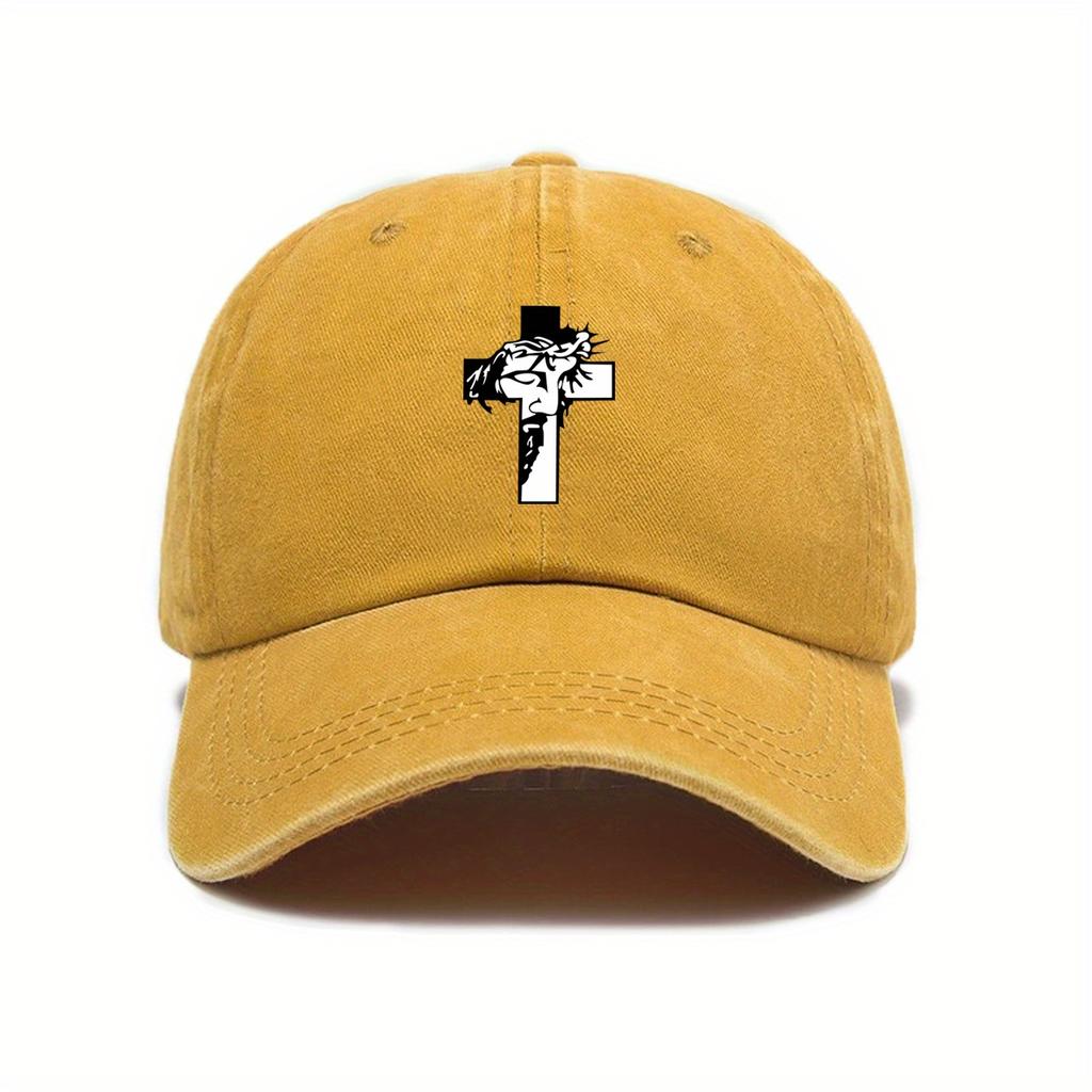 Fashionable printed adjustable baseball cap, sun protection, street hip-hop style hat, suitable for men and women