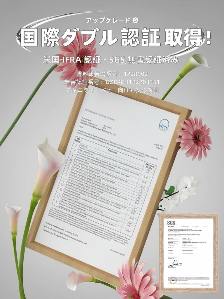 Aroma Desodorizante para Carro FLIRVA [Luz Ambiente, Grande Capacidade para 8 Meses,