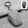 For Nio Et7 Et5    For Weilai Nio Ec6 Et7 Es6 Es8 Leather Car Remote Key Case Cover Protector Keychain