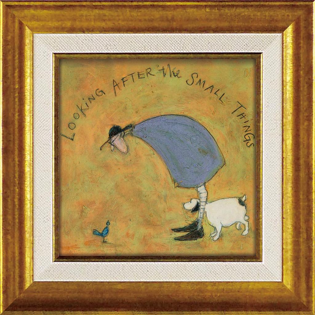 YouPower Sam Toft Art Gel-Coated Frame, Small, "Start Small, Steadily"