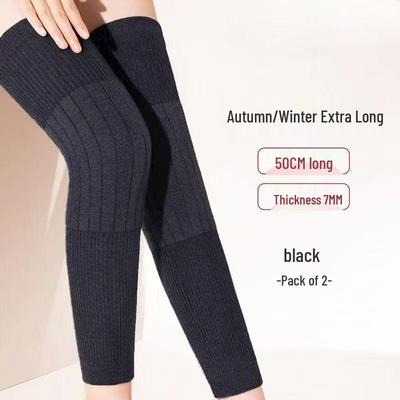 Unisex Non-Slip Thickened Knee Pads for Autumn/Winter