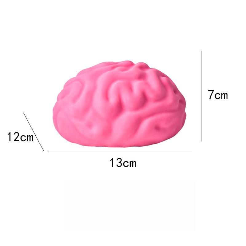 

Large Square Cheese Brain Shape Squeeze Toy Soft Elastic Slow Rebound Material Stress Relief Toy Portable Decompression