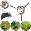 Grass Trimmer Head Universal Wire Wheel Trimming Head Weed Wacker Attachments Heads for Cordless String Trimmer