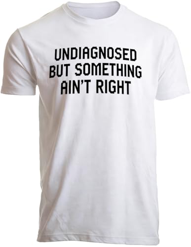 Niet Gediagnosticeerd Maar Er Klopt Iets Niet T-shirt Grappig Mentale Gezondheid Shirt Unisex Casual Korte Mouw Grafisch T-shirt Tops