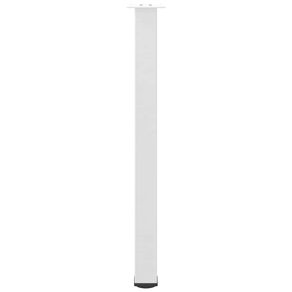Vidaxl Nogi Do Stolika Kawowego, 4 Szt., Biale, 100-102 Cm, Stal