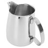 Frothing Cup 304 Stainless Steel Drip Free Pointed Spout Integrated Milk Frother Cup Coffee