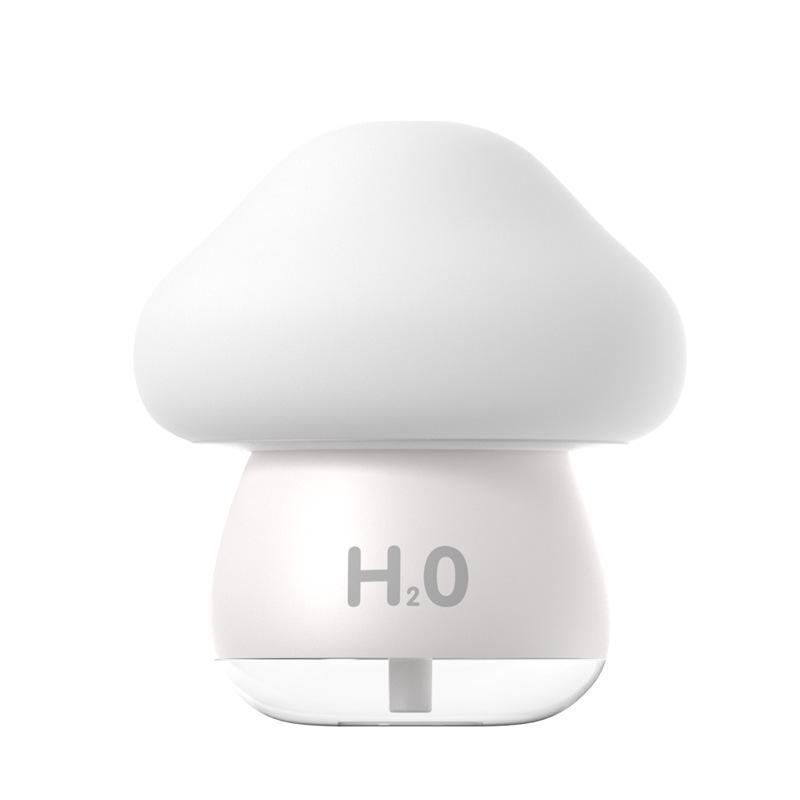 Battery-Operated Colorful Night Light & Mini Humidifier - Silicone Desktop Bedroom Mist Lamp