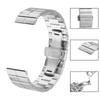 For Huawei Watch 3/Watch 3 Pro Stainless Steel Watch Band Butterfly Buckle Strap Bracelet