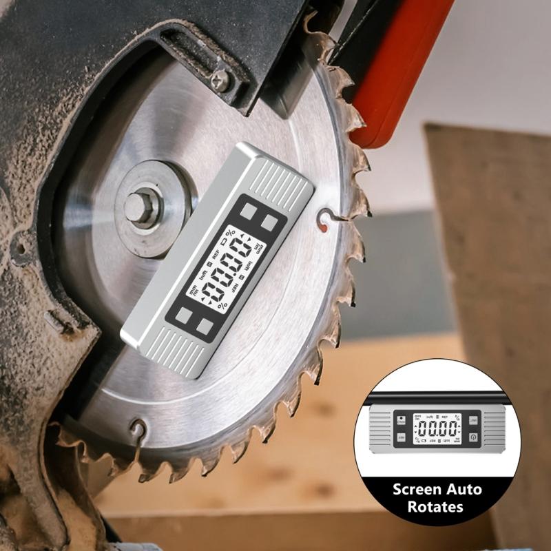 Digital Angles Finders Protractor Inclinometer with Magnetic Base Precisions Measurement Tool Protractors for Woodworking