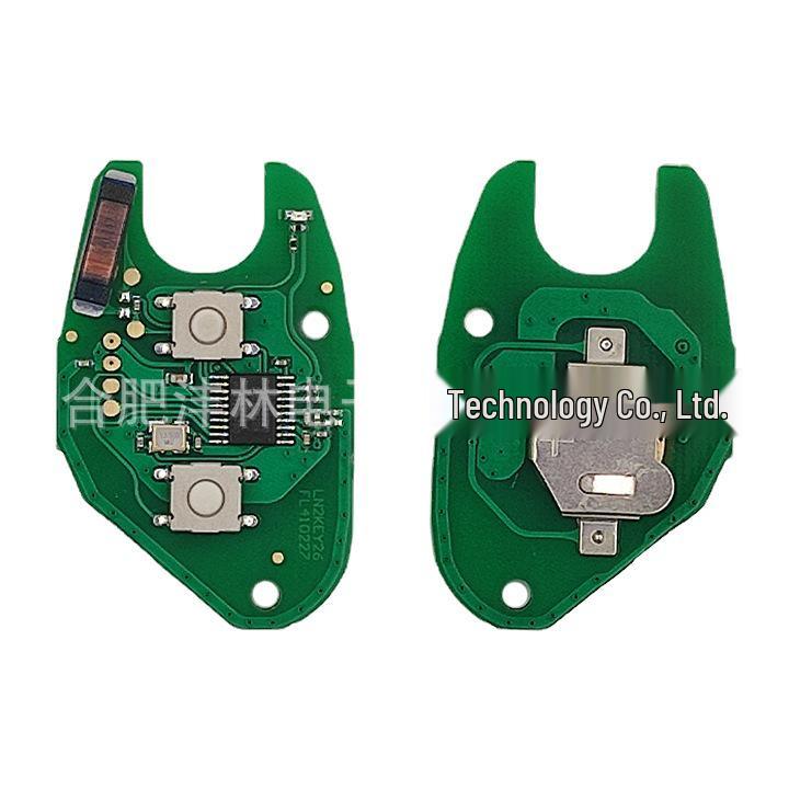 Renault 2-Button Remote Key Blank with 433MHz Frequency and 46 Chip 7926