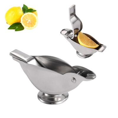 Nerezový odšťavňovač na citrony Design ptáčka Ruční lis na limetky Ruční přenosný ovocný citrusový odšťavňovač pro