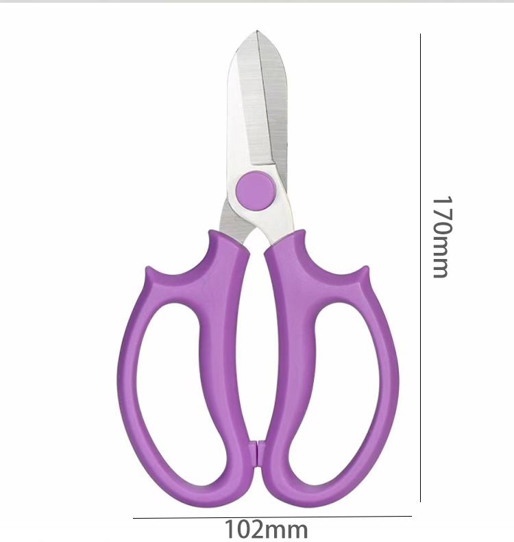 Stainless Steel Heavy Duty Gardening Shears Professional Flower Pruners Plant Trimming Tools Sharp Blades for Garden Home Use
