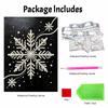 Christmas Snowflake Pearl Painting Kit Handmade DIY Home Decoration Painting