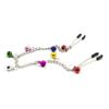 Colorful Bells Body Jewelry Chain with Adjustable Clips Clamps