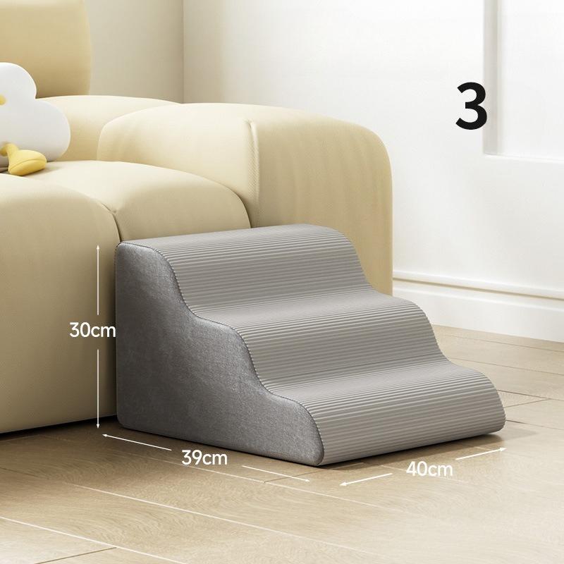 2026 Designer Pet Dog Stairs Ramp Non-Slip Pet 2/3 Steps for Small Old Dogs Sofa Bed Sofa Bed Ladder Cat House