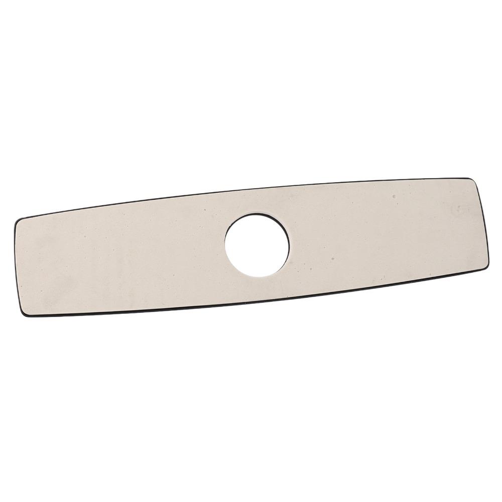 10 Inch Faucet Deck Plate Matte Black Faucet Base Plate Stylish Sink Hole Cover Vanity Sink