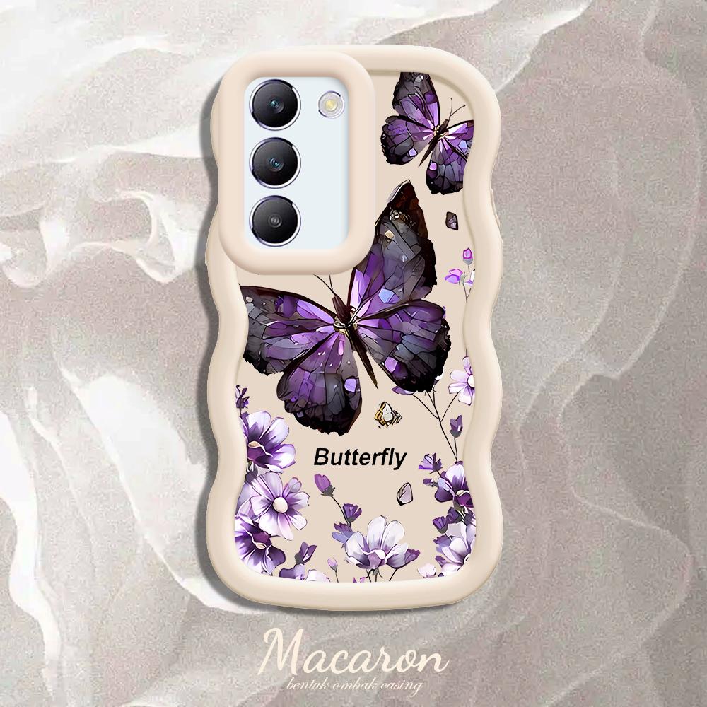 

Окрашенный узор Big Wave Edge Мягкий силиконовый материал Macaron чехол для телефона противоударный защитный резиновый чехол для OnePlus Vivo Motorola Moto Motorola Moto E15 белый