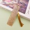 1 pezzo di Segnalibro Acrilico Glitterato Vuoto, Ornamento Fatto a Mano DIY, Incollato con Cartoncino Logo Le e Etichetta Libro, Regalo Perfetto per Amici