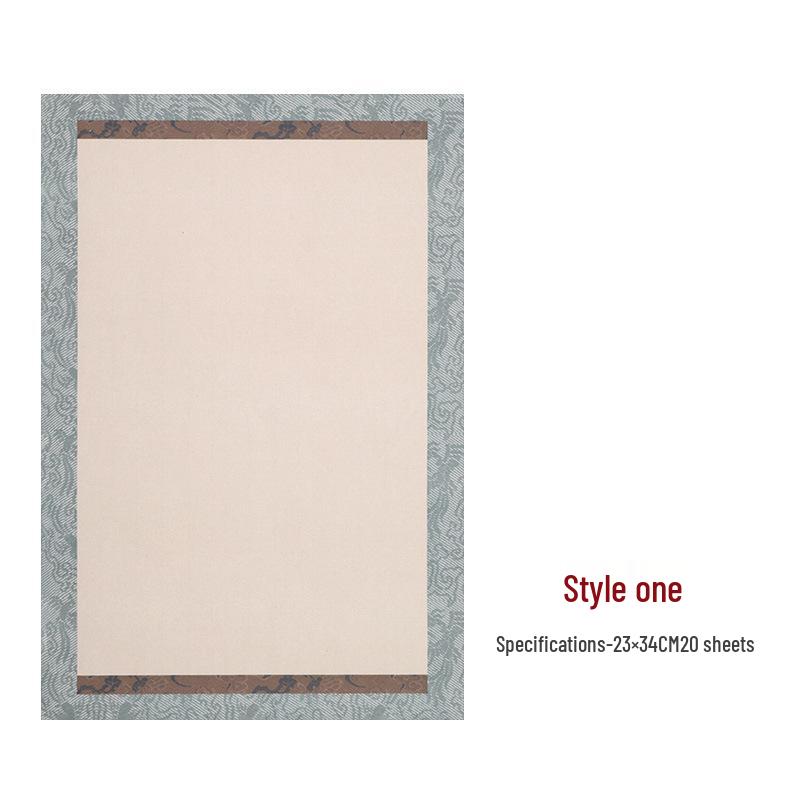 Retro Xuan Paper Semi-ripe Calligraphy Notebook for National Exhibition Submissions