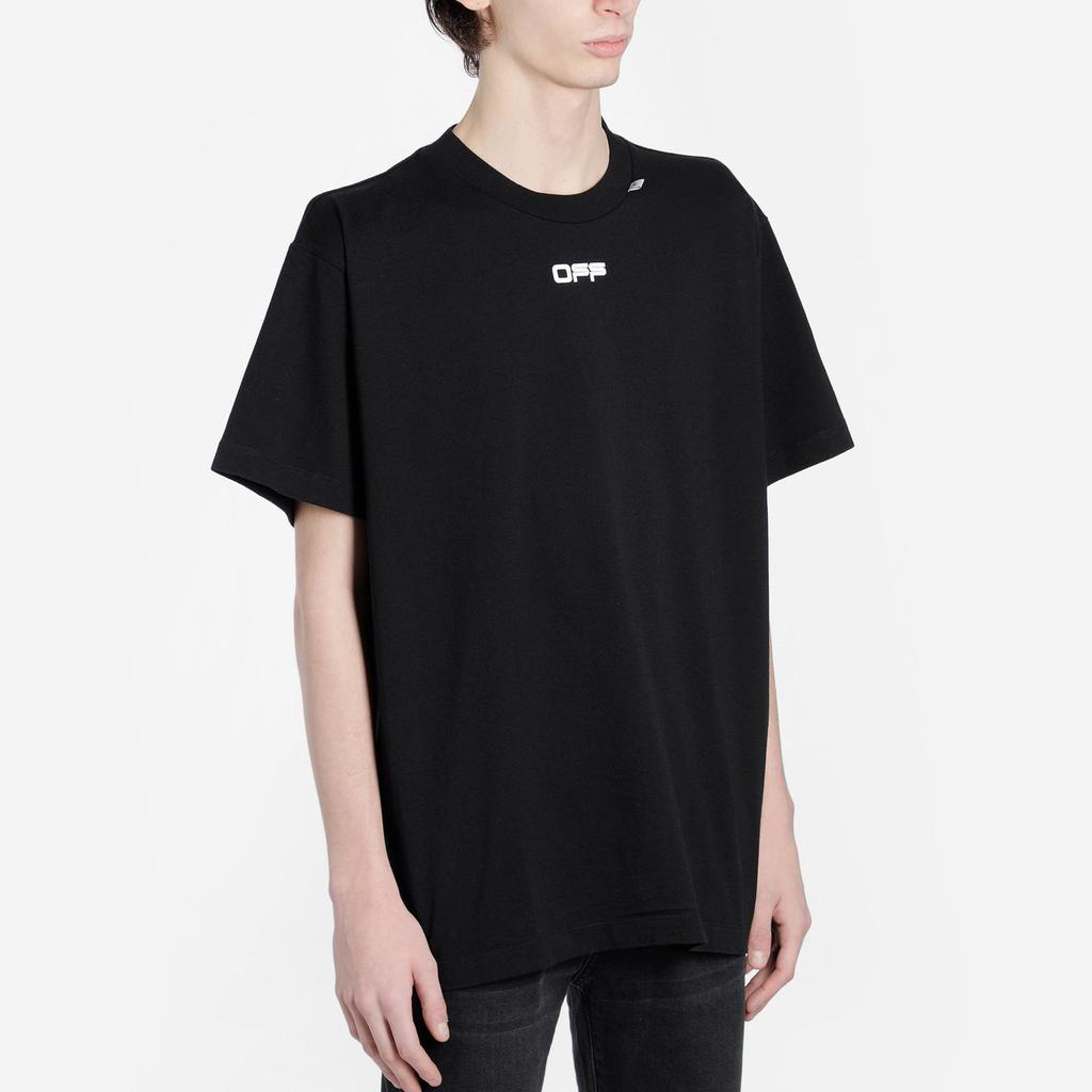 Off-White Caravaggio Arrow T-Shirt Black Men Tops OMAA038S201850041088