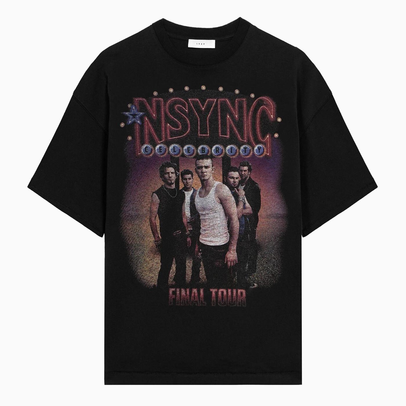 New NSYNC CELEBRATING 2002 FINAL TOUR T Shirt M
