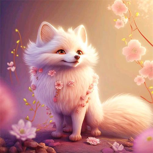 Diamant-Malerei voller Bohrer Fuchs Cartoon Home Decor Stickerei Mosaik Tier Blume Kreuzstich Kristall Wandkunst