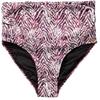 Panos Emporio Womens/Ladies Zebra Print High Waist Swim Briefs