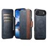 iPhone 17 Pro Max/Samsung S25U Magnetic Flip Leather Case with Wireless Charging