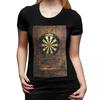 Winmau Blade 5 Dartboard TShirt for Women Crew Neck Streetwear T Shirts Womens Tees Short Summer Clothes Tops