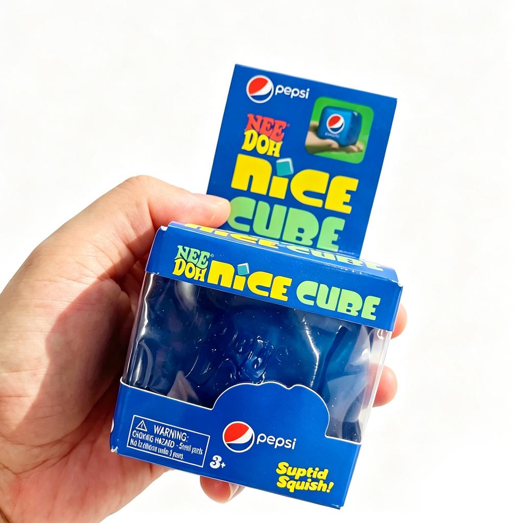 NeeDoh Fuzz Ball Series Desktop Decompress Ornament Stress Relief Toys Squishy Toys for Under Pressure Fun Soft Stress Ball Gift