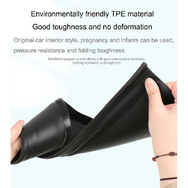 For Tesla Model 3 Highland Front Rear Door Sill Strip Guards Protective Mats Rear Underseat Cushion TPE Anti-dirty Pads